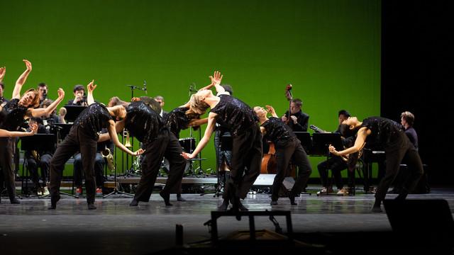 dancers on a stage